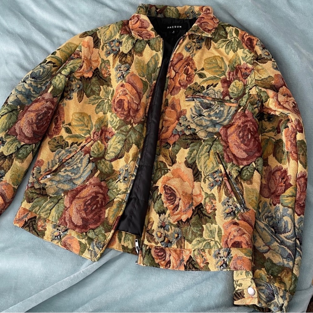 Jacquard Floral PacSun Jacket